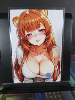 Raphtalia Rising of Shield Hero Custom Art Card NM Anime Waifu CCG Collectible - Image 1