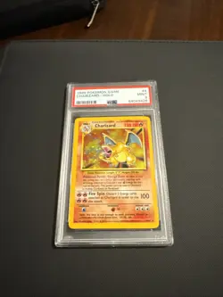 Charizard 1999 Base Set Holo Rare Pokemon Card PSA 9 Mint 4/102 - Image 4