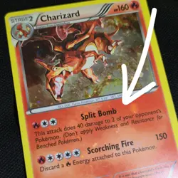 HEAVY HOLO BLEED Charizard 19/113 Legendary Treasures Cosmos 2013 Pokemon Card - Image 1