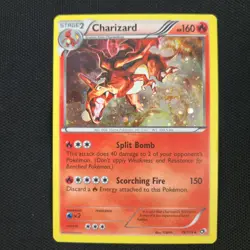 HEAVY HOLO BLEED Charizard 19/113 Legendary Treasures Cosmos 2013 Pokemon Card - Image 4