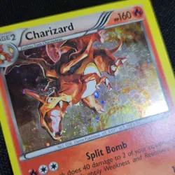 HOLO BLEED Charizard 19/113 Legendary Treasures Cosmos Holo Promo Pokemon Card - Image 1