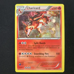 HOLO BLEED Charizard 19/113 Legendary Treasures Cosmos Holo Promo Pokemon Card - Image 5