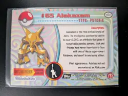 Topps Chrome Alakazam Pokemon Card #65 - Image 2
