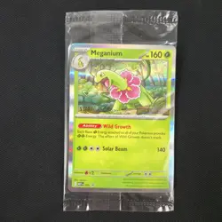 STAFF SEALED Meganium Alakazam Mega Evolution Prerelease Promo Pokemon Cards - Image 1