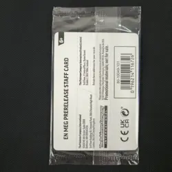 STAFF SEALED Meganium Alakazam Mega Evolution Prerelease Promo Pokemon Cards - Image 3