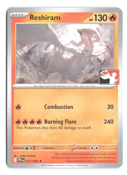 Pokemon Reshiram Phantasmal Flames 017/094 Prize Pack Series 9 Non Holo - Image 1