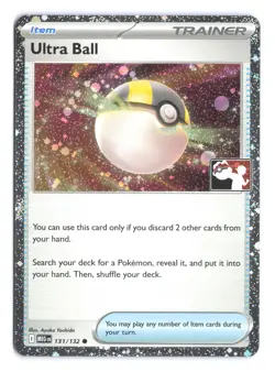 Pokemon Ultra Ball Mega Evolution 131/132 Prize Pack Series 9 Holo - Image 1