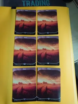 Unstable Plains x6 Full ARt Basic Land MTG 6 Cards MTG Card. - Image 1
