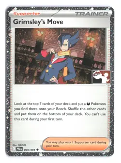 Pokemon Grimsley's Move Phantasmal Flames 090/094 Prize Pack Series 9 Holo - Image 1