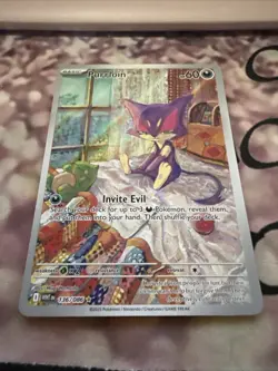 Purrloin 136/086 SV White Flare Illustration Rare Holo Card English NM Condition - Image 3