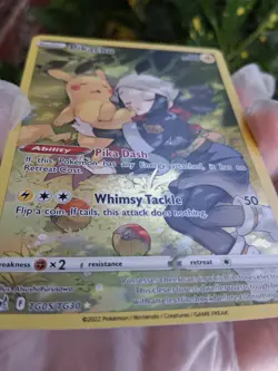 Pikachu TG05/TG30 Lost Origin Holo Near Mint - Mint Regular Size Pokemon Card - Image 3