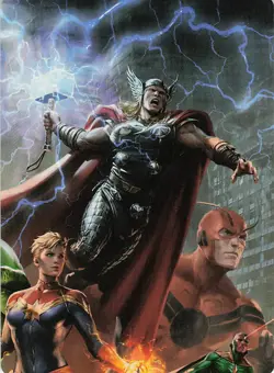 Thor, Guardian of Midgard Art Card S Art Series: Marvel Super Heroes 3 NM - Image 1