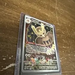 Pokemon Center Exclusive Noctowl TCG Card ETB Black Star Promo SVP 144 NM Fresh - Image 2