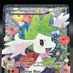 Shaymin EX RC21/RC25 Ultra Legendary Treasures Radiant Collection Pokemon Card - Image 4
