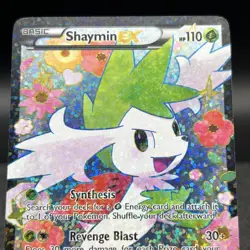 Shaymin EX RC21/RC25 Ultra Legendary Treasures Radiant Collection Pokemon Card - Image 5