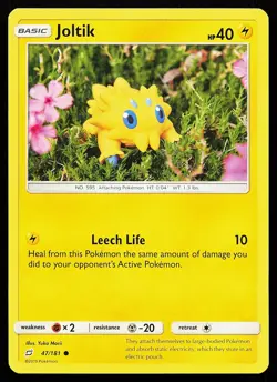 Joltik 47/181 Common Team Up Yuka Morii Pokemon Card - Image 1