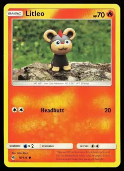 Litleo 18/131 Common Forbidden Light Yuka Morii Pokemon Card - Image 1