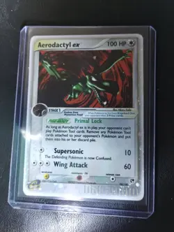 Aerodactyl EX Sandstorm Holo Card 94/100 Good Condition - Image 1