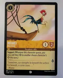 Disney Lorcana The First Chapter: Heihei (007/204) - Common - Near Mint - Image 1