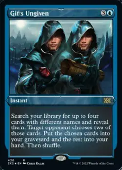 *ETCHED FOIL* Gifts Ungiven - Double Masters 2022 (R) - MTG - Image 1