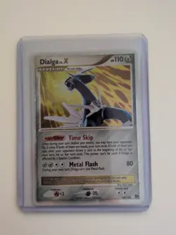 Pokemon TCG Dialga LV.X Card 105/106 Great Encounters Diamond and Pearl - Image 1