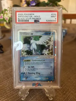 Pokemon Articuno EX Black Star Promos 2005 Holo Rare #032 PSA 9 Mint - Image 1