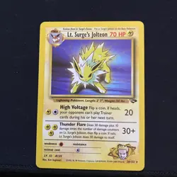 Pokemon - Lt. Surge’s Jolteon - 28/132 Rare - Gym Challenge NM - Image 1