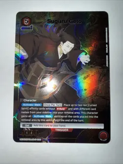 Union Arena Jujutsu Kaisen Volume 2 Suguru Geto JJK-3-039 English Edition Sr 1* - Image 1