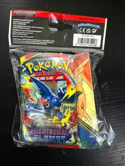 Pokemon TCG Phantasmal Flames Mini Portfolio & Booster Pack - New Sealed!! - Image 1