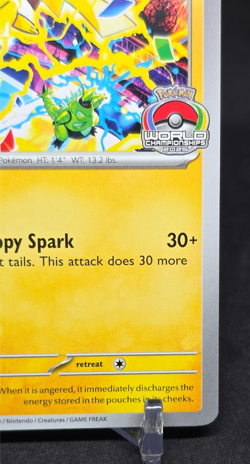 Pokemon TCG Pikachu Black Star Promo 2025 World Championship 225 SVP English - Image 3