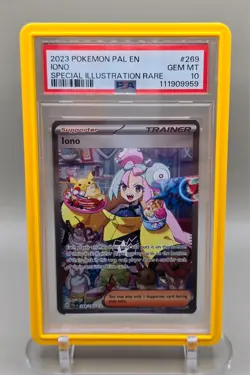 Iono 269/193 SV: Paldea Evolved Holo Full Art SIR Pokemon Card - PSA 10 - Image 1