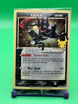 Pokemon TCG Greninja SWSH144 Celebrations Black Star Promo Card Sealed MP - Image 1