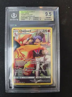 Pokemon TCG Charizard TG03/TG30 Lost Origin Trainer Gallery BGS 9.5 Gem Mint - Image 1