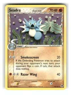 Seadra 22/101 Rare Dragon Frontiers Pokemon Lightly Played - Image 1