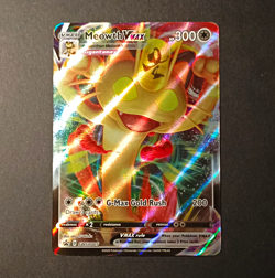 Pokemon TCG Meowth VMAX SWSH005 SWSH Promo Holo Eng 2020 HP 300 - Image 1
