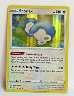 Pokemon Snorlax 131/185 Vivid Voltage Holo Rare - Image 1