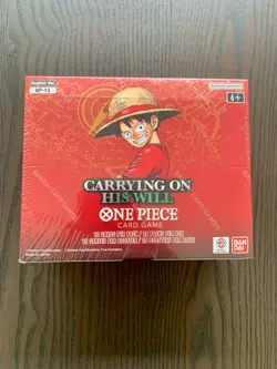 OP-13 Booster Box Carrying on His Will English Wave 1 FACTORY SEALED One Piece - Image 1
