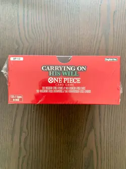 OP-13 Booster Box Carrying on His Will English Wave 1 FACTORY SEALED One Piece - Image 2