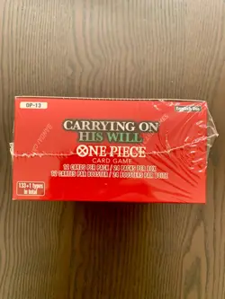 OP-13 Booster Box Carrying on His Will English Wave 1 FACTORY SEALED One Piece - Image 5