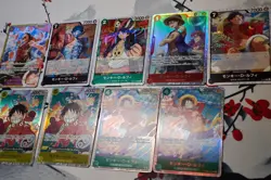 One Piece TCG Monkey D. Luffy Lot 9 Cards Foil - Japanese - Image 2
