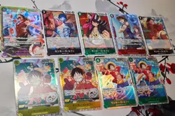One Piece TCG Monkey D. Luffy Lot 9 Cards Foil - Japanese - Image 3