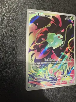 Pokemon Bulbasaur IR Mega Evolution 133/132 In Hand English - NM- Pack Fresh - Image 2