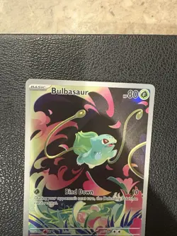 Pokemon Bulbasaur IR Mega Evolution 133/132 In Hand English - NM- Pack Fresh - Image 5