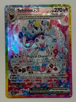 Sylveon EX SIR 156/131 - 2025 Pokemon Prismatic Evolutions - Near Mint - Image 2