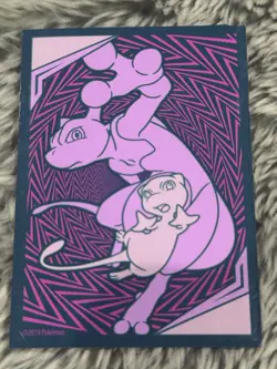 Pokemon Mewtwo and Mew GX Tag Team Black Star Alt Art Promo SM191 NM - Image 3