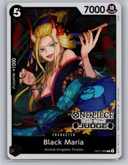 One Piece Promotion Cards #OP11-089 Black Maria (Judge Pack Vol. 7) NM - Image 1