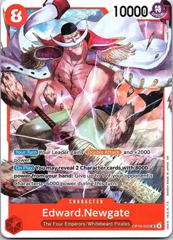 Edward.Newgate OP16-003 Super Rare The Time of Battle One Piece Foil Near Mint - Image 1