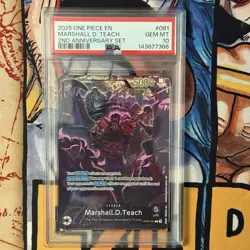 Marshall.D.Teach (English Version 2nd Anniversary Set) OP09-081 One Piece... - Image 1