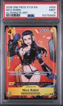 Nico Robin (ST29-009) [Alt Foil] (PSA 9) - One Piece - Egghead (ENG) - Image 2