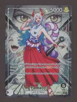 One Piece TCG #OP16-079 Yamato Leader Alt Art 'The Time of Battle' English - Image 1